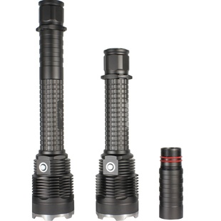 在路上X6-PRO远射强光手电筒可充电户外超亮手电筒防身超长续航手