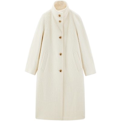 大师甄绒系列苏力羊驼毛大衣女