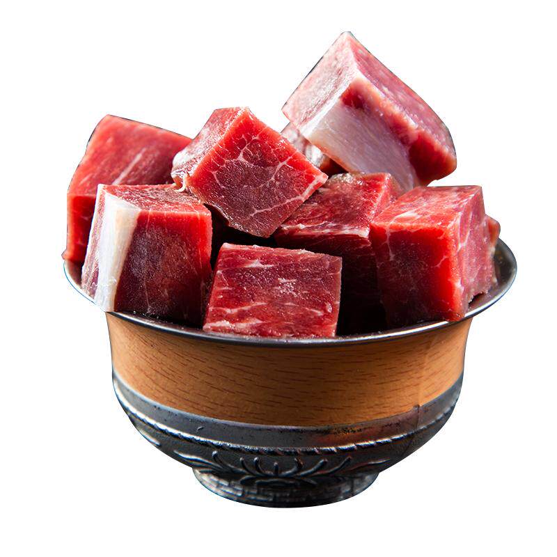 额尔敦 新鲜牛肉块4斤内蒙古锡盟牛肉生鲜冷冻鲜红烧食材
