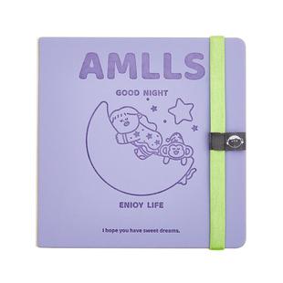 【手账本清仓】莱恩纸品x阿玛莉莉丝联名款方方本莱恩伞纸手账本少女心可爱网红方形手帐笔记本记录本高颜值