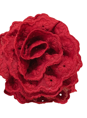 蕾丝花朵抓夹高级感发夹