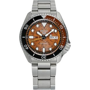 SEIKO精工5号手表男女款复古撞色运动机械表SRPJ45K1 新年礼物