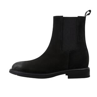 吴大叔红云鞋2025秋冬经典切尔西女靴气垫缓震小个子增高大码显瘦