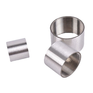 304不锈钢管内丝201管内丝圆双内丝直接316L管箍管外接英制管螺纹