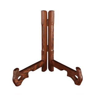 普洱茶架子茶饼架实木茶托架展示架鸡翅木白茶架子放茶叶支架高档