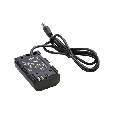 沣标LP-E6模拟电池视频直播外接电源适配器假电池适用于佳能R7 R5C R6 R3 R 5D4 5D3 6D2 7D2相机90D 80D配件