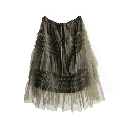 超仙减龄芭蕾风甜美韩系半身裙女