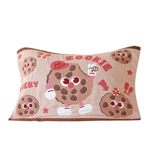 八层纯棉纱布枕巾一对装四季新款柔软透气加厚盖巾家用全棉枕头巾