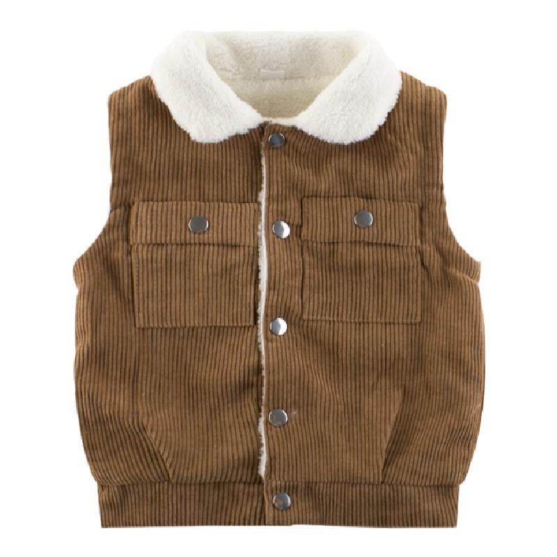 品牌秋冬季儿童马甲服装保暖上衣
