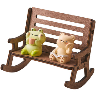 可爱动物情绪稳定治愈小摆件办公室桌面装饰品工位解压礼物送女生