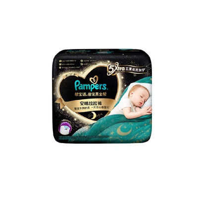 帮宝适黑金帮添加真蚕丝拉拉裤