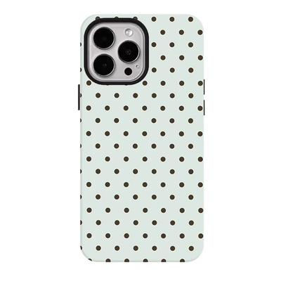 薄荷绿波点星星磁吸磨砂适用iPhone17ProMax手机壳16苹果华为mate80pura90+红米oppofindx9SPROULTRA小米vivo