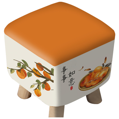 家用方形蘑菇凳套弹力全包布艺圆形小凳子换鞋凳子套坐垫简约轻奢