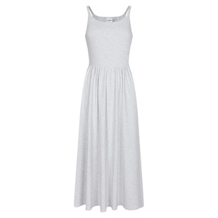 MOUSSY 夏季新品休闲慵懒风长款针织背心连衣裙028ISZ83-1231