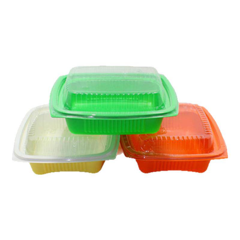 一次性饭盒高档快餐盒打包盒盖浇饭盒美国便当盒单格饭盒加厚带盖