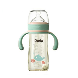 Dorje多吉宝贝PPSU奶瓶吉祥小鱼款宽口径防胀气180ml300ml