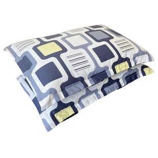 100%全纯棉枕套拉链一对学生40x60儿童3050小枕头芯套48*74cm成人