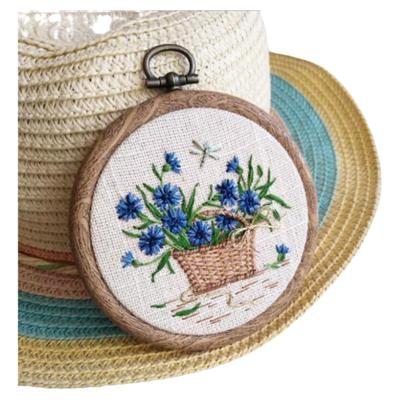 可可家仿木纹绣绷多款式多尺寸