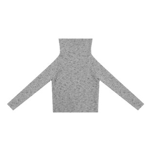 FDR官方店 辣妹一字肩慵懒氛围感露肩毛衣女春季斜肩针织衫上衣