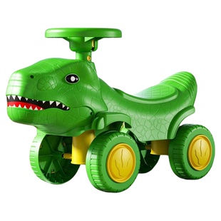 恐龙款四轮滑行车儿童室内外玩具男女宝宝生日礼物可坐溜溜滑步车