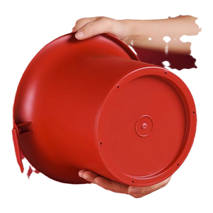 子孙桶结婚用的陪嫁喜桶婚庆婚嫁红色小马桶乔迁子生水桶红桶一对