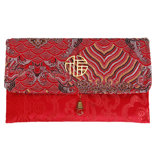 搬新家乔迁之喜红包礼金袋大号利是封开业贺礼千元万元红包袋布艺