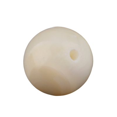 曼扎七宝石白贝壳圆珠天然白宝石