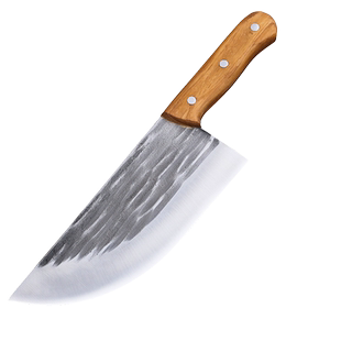 广家 手工 锻打屠宰分割猪肉专用刀 屠夫剔骨剥皮刮毛 杀羊小刀