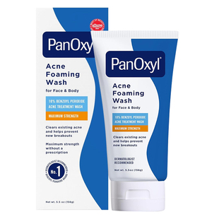 美国直邮 PanOxyl洁面乳 10%过氧化苯甲酰抗痘粉刺控油洗面奶156g
