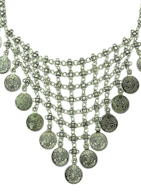 西域流苏项链艾德维合金金属女