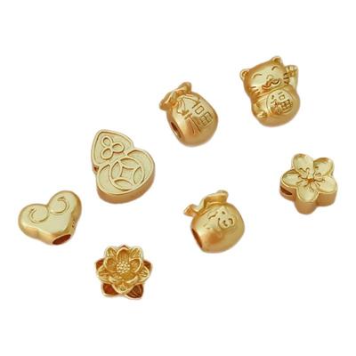 包金葫芦福袋祥云莲花桃花大孔