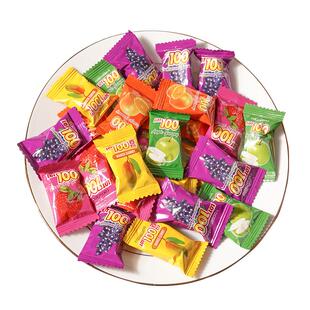 马来西亚LOT一百份综合口味果汁软糖1000g家庭装年货进口糖果包邮