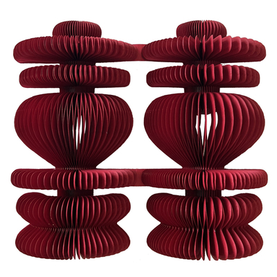 click婚庆喜囍字立体折纸摆件