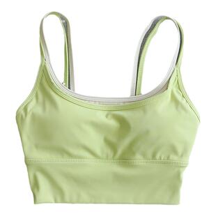 细带新款性感层叠文胸防震聚拢定型健身运动内衣高强度高支撑美背