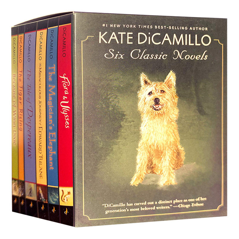 傻狗温迪克 凯特迪卡米洛作品集6册盒装 英文原版 Kate Dicamillo 纽伯瑞奖 英文版儿童文学小说 爱德华的奇妙之旅 弗罗拉与松鼠侠