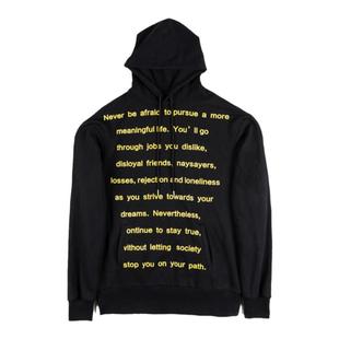 FEAR4FREE 无性别原创设计创意印花重磅卫衣美式宽松标语上衣男女