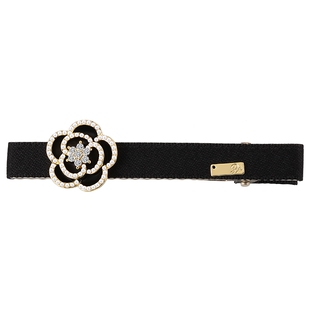 CAROMAY山茶花发夹网红2025年新款夹子头饰流海一字夹高级感边夹