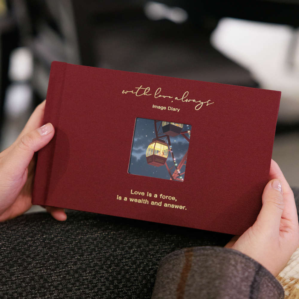 3寸mini布面反转片全纸质凹槽设计不爆本可书写相册周年礼物情侣