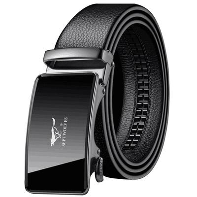 男士腰带年轻人真皮自动扣