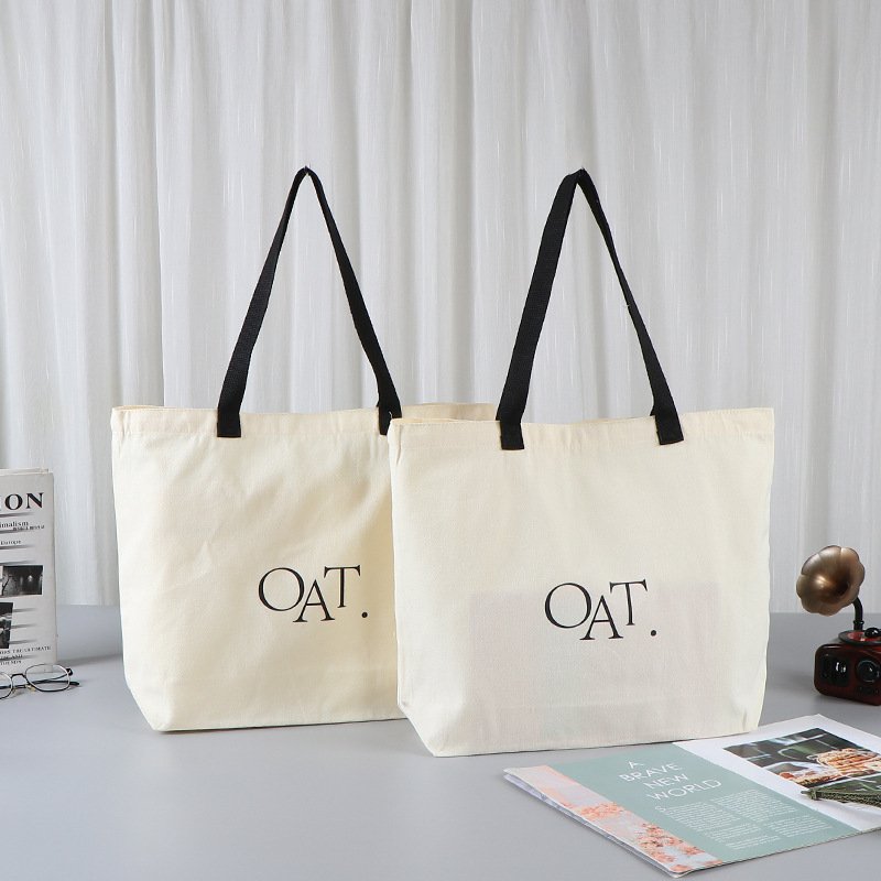 现货帆布袋定制小批量印刷logo手班级空白帆布袋礼品袋学校伴