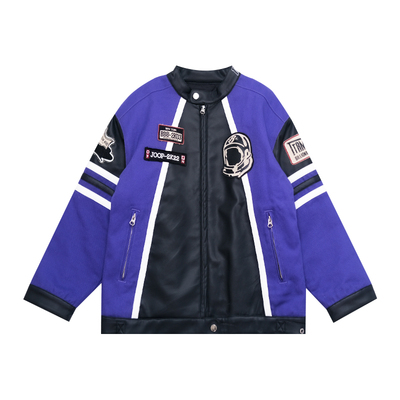 JAC梦想家皮衣拼接外套