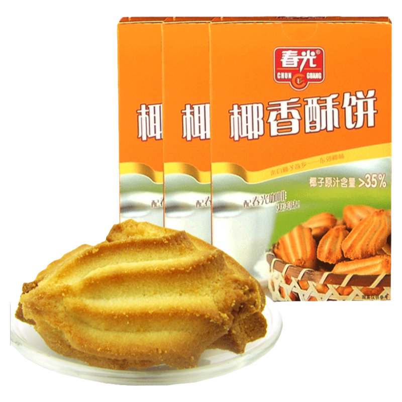 海南特产椰香春光食品曲奇酥饼