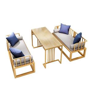 寸和国风酒店茶楼卡座沙发酒吧餐厅中式桌椅咖啡厅铁艺酒馆清吧