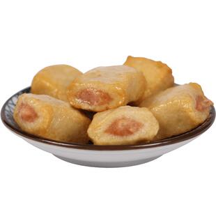 雄丰油炸包心鱼豆腐500g/2500g夹心肉馅火锅麻辣烫关东煮煎炸食材