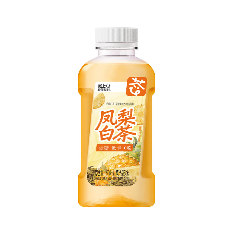 轻上凤梨白茶低糖0脂果汁茶饮品