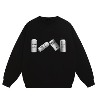 WE11DONE Hopeful潮牌美式卫衣百搭秋冬纯棉男女情侣宽松加绒圆领