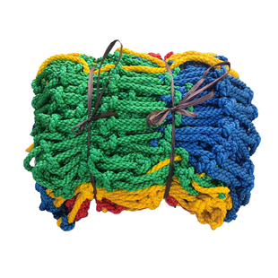 户外儿童攀爬网绳尼龙网幼儿园拓展网绳防坠吊桥防护围网天井防坠