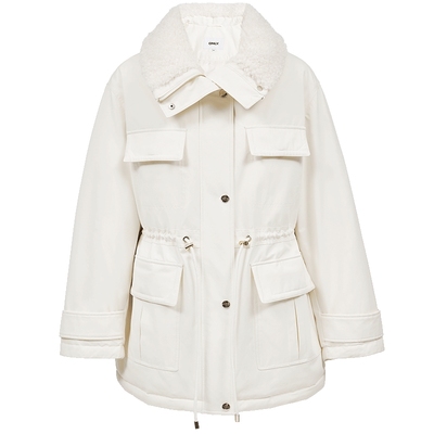 ONLY工装风宽松羽绒服派克