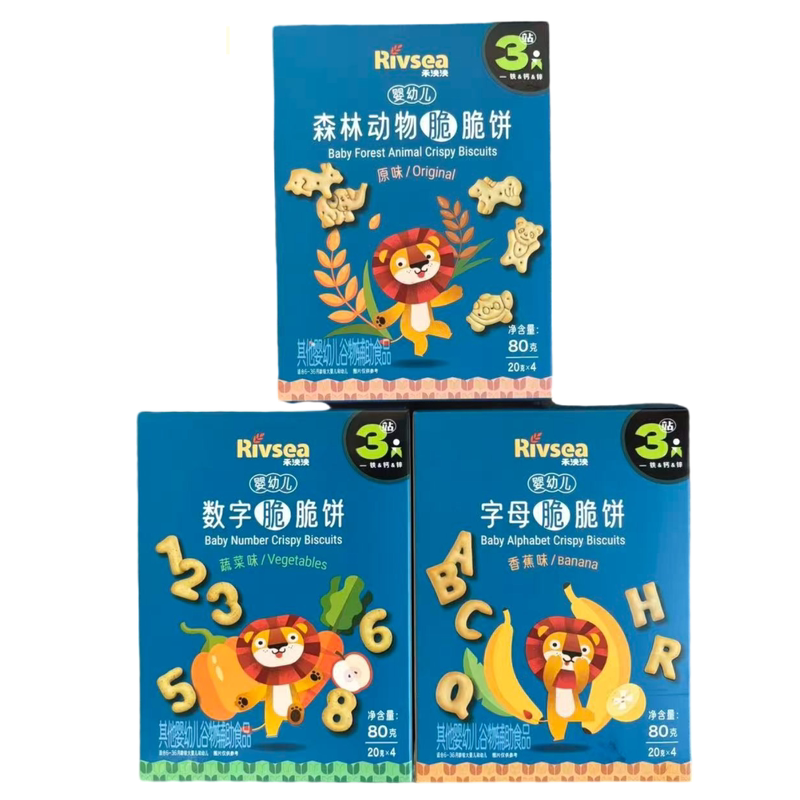 禾泱泱婴幼儿分龄造型脆脆饼干
