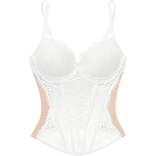 好奇蜜斯性感鱼骨胸衣辣妹吊带带胸垫夏薄外穿上衣时尚内搭内衣女